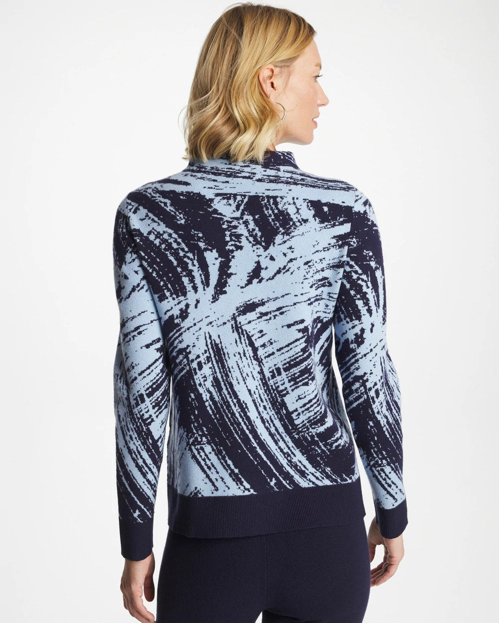 Chico's Zenergy® Luxe Sketch Funnelneck Top