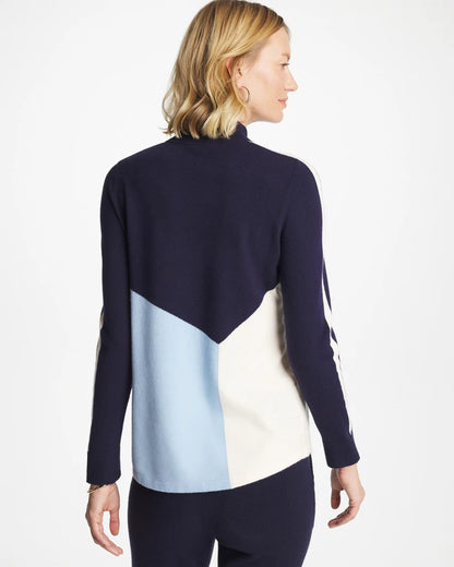 Chico's Zenergy® Luxe Colorblock Half-Zip Pullover