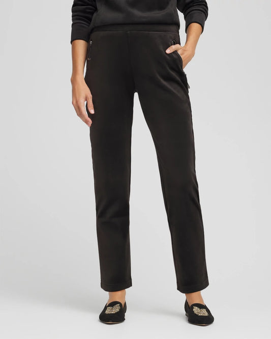 Chico's Zenergy® Velour Tapered Ankle Pants