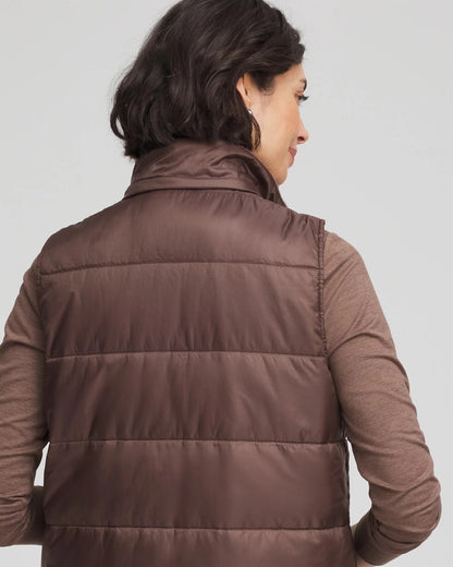 Chico's Zenergy® Quilted Hooded Vest
