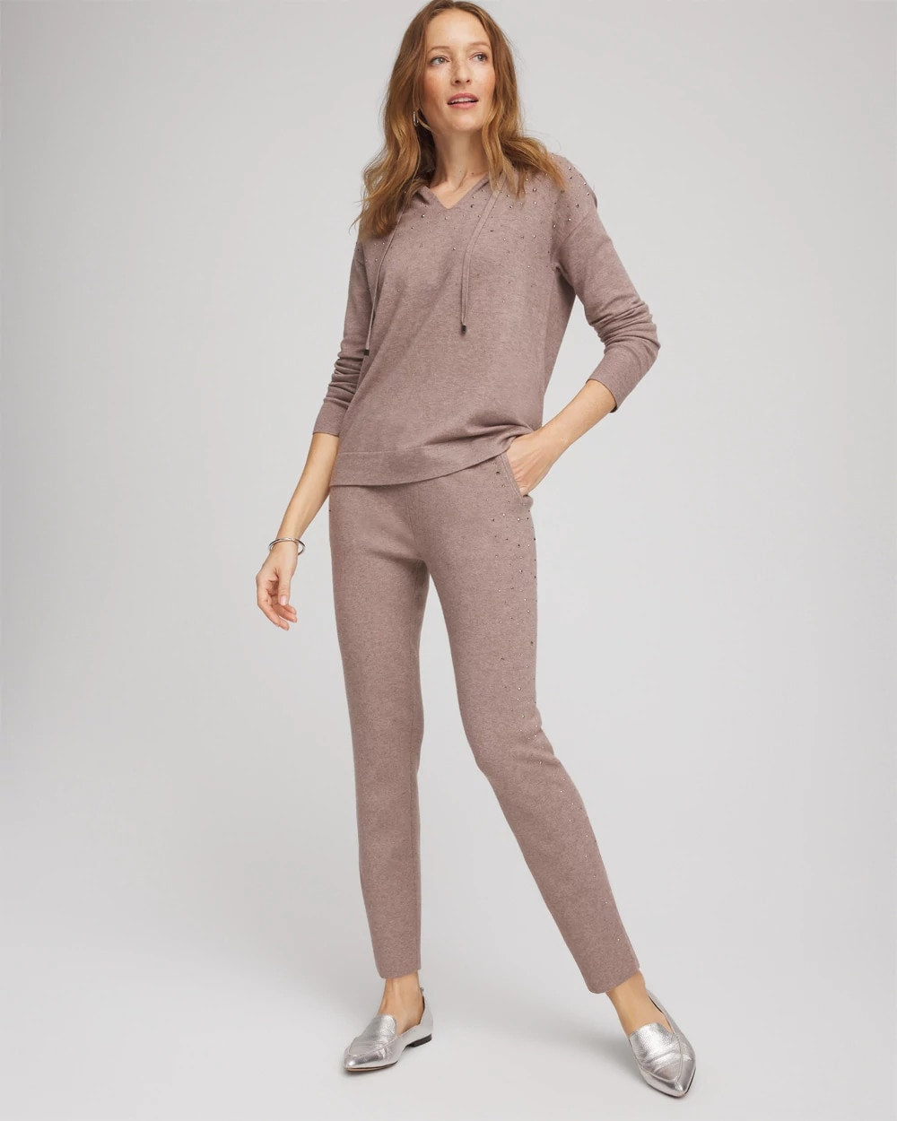 Chico's Zenergy® Luxe Rhinestone Ankle Pants