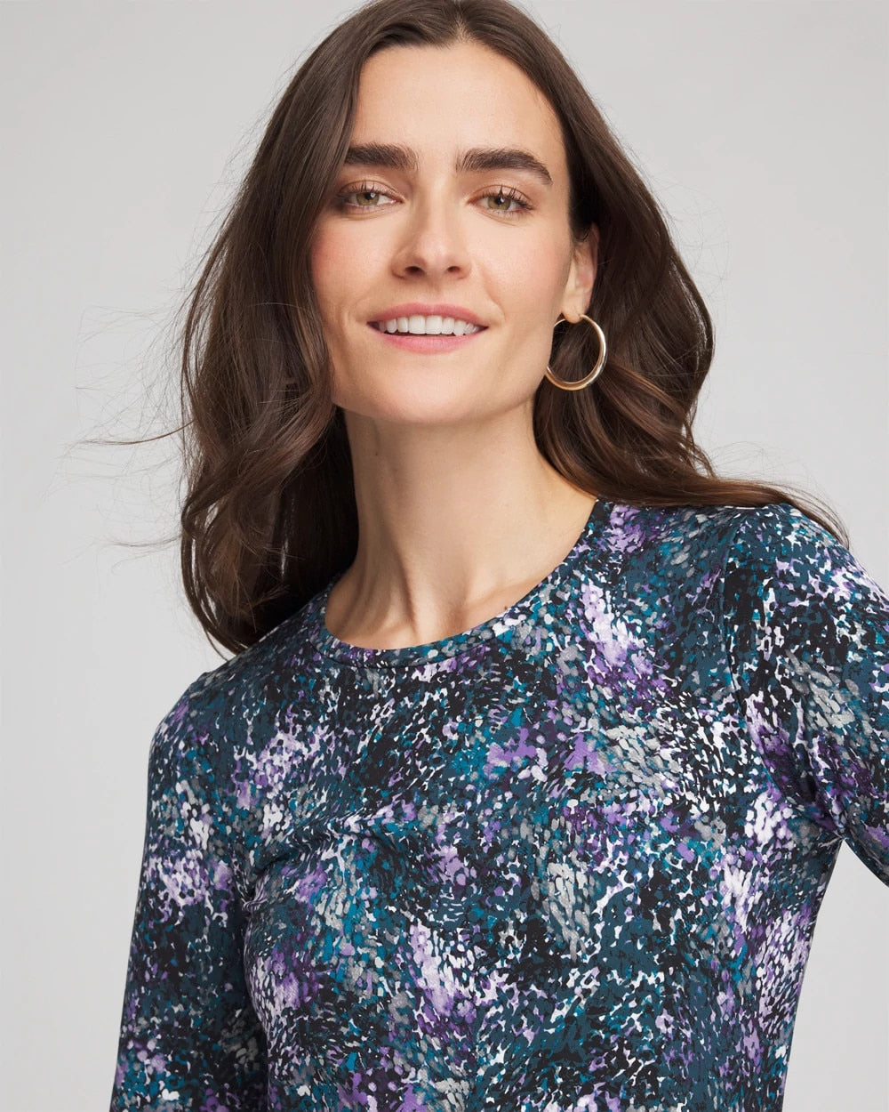 Chico's Zenergy® Soft Brushed Scattered Top