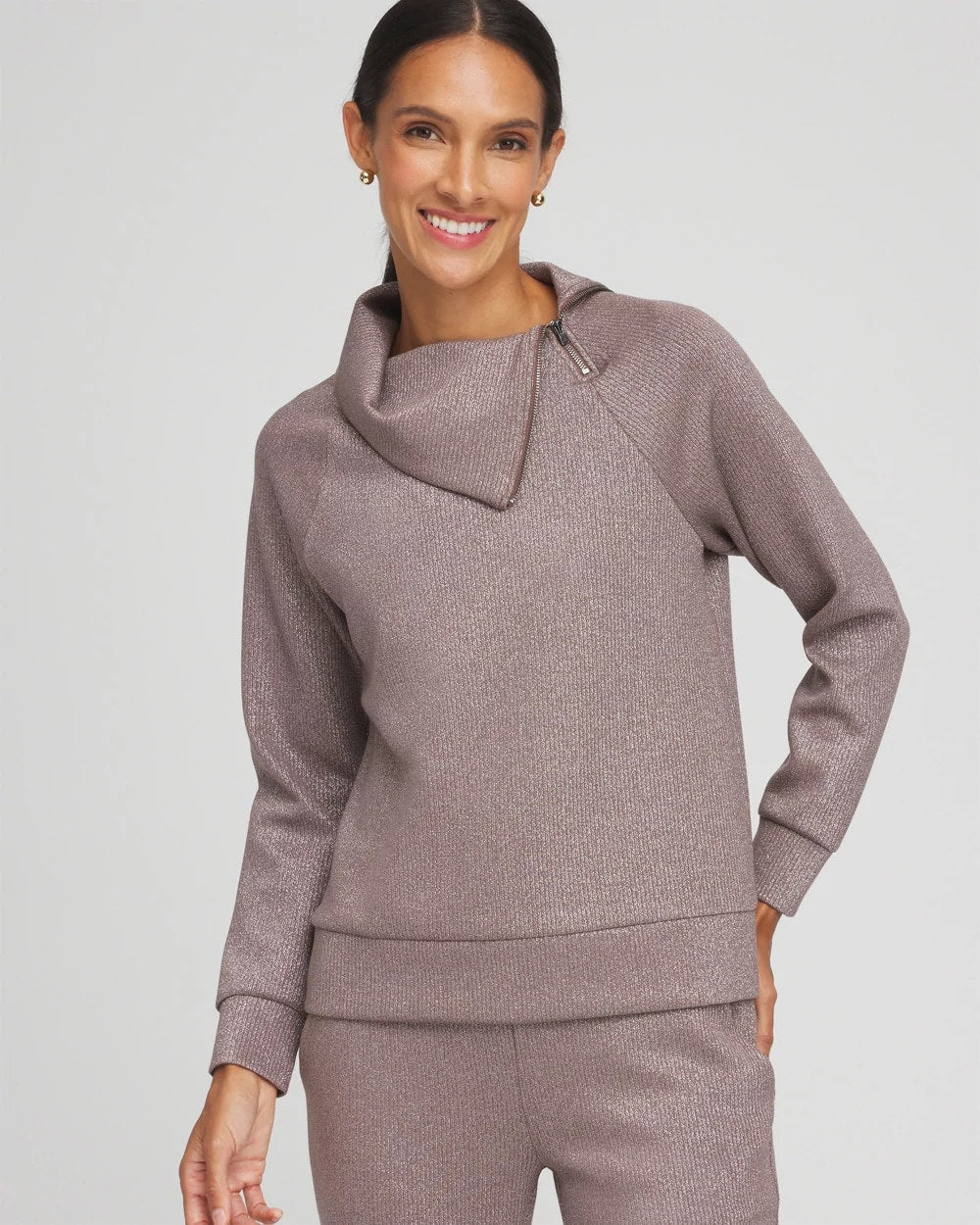 Chico's Zenergy® Sparkle Popover Top