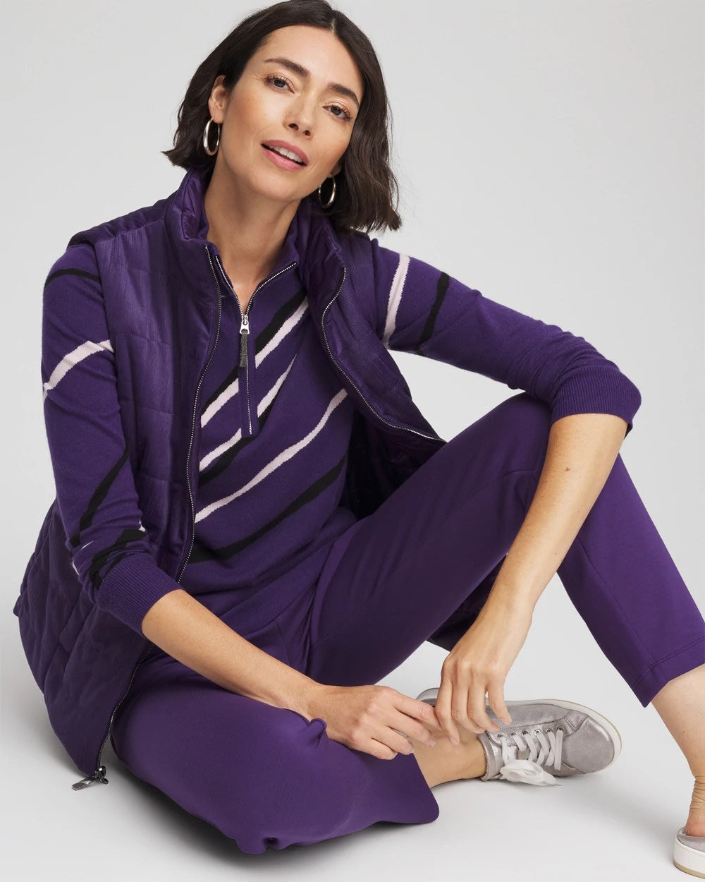 Chico's Zenergy® Luxe Morocco Half-Zip Pullover