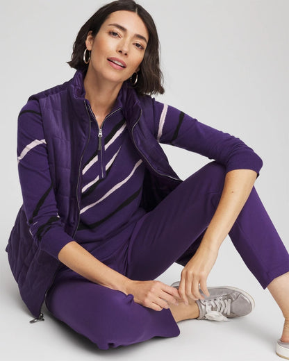 Chico's Zenergy® Luxe Morocco Half-Zip Pullover