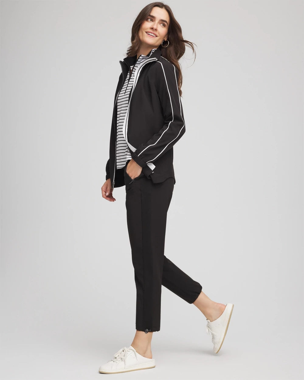 Chico's Zenergy® UPF Rib Mix Cropped Pants