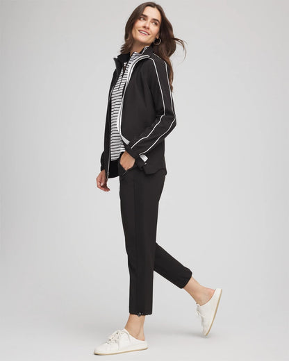 Chico's Zenergy® UPF Rib Mix Cropped Pants