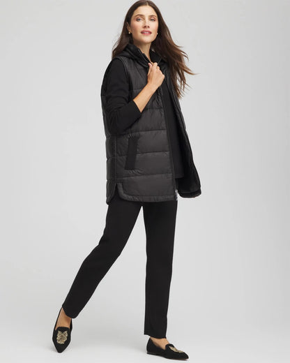 Chico's Zenergy® Quilted Hooded Vest