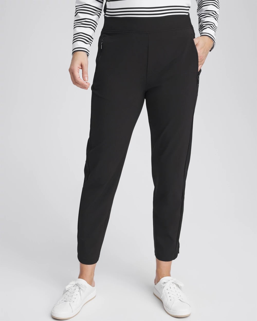 Chico's Zenergy® UPF Rib Mix Ankle Pants