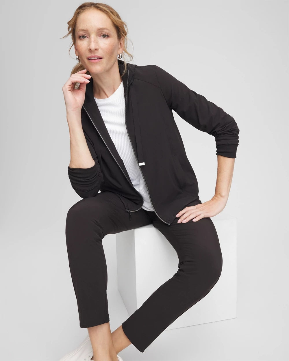 Chico's Zenergy® UPF Rib Mix Jacket