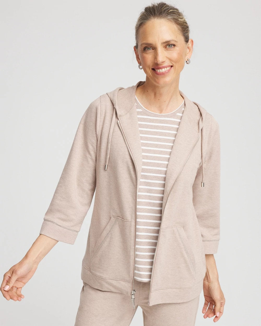Chico's Zenergy® French Terry Full-Zip Jacket