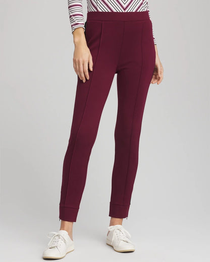 Chico's Zenergy® Double-Knit Contrast Ankle Pants