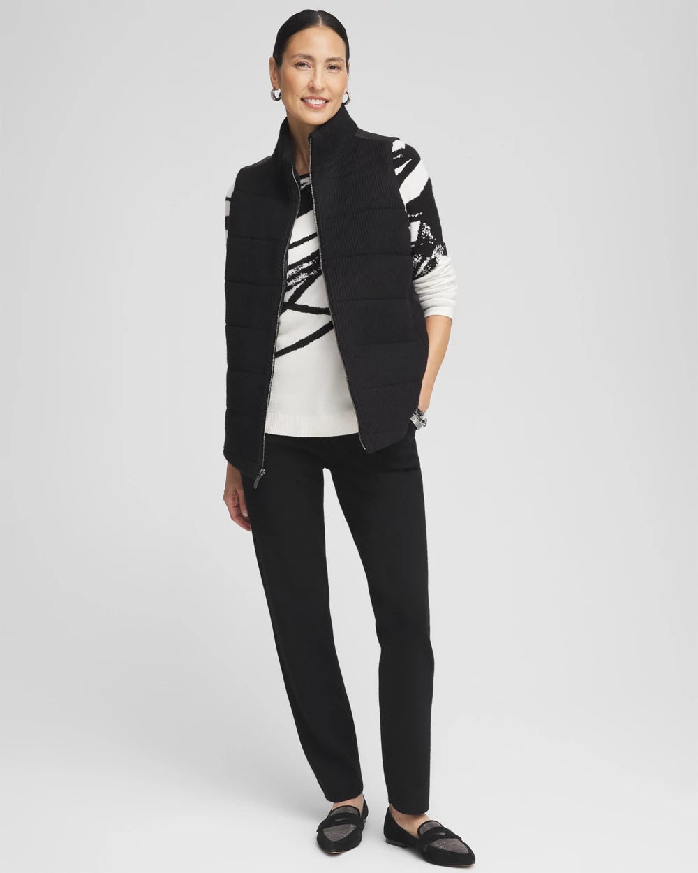 Chico's Zenergy® Luxe Jaquard Pullover