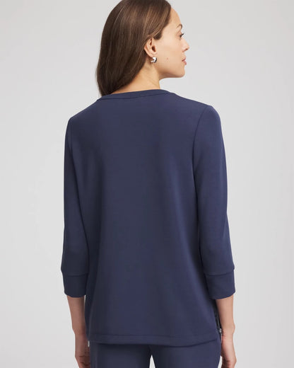Chico's Zenergy® Satin-Trim Tunic