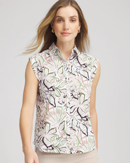 Chico's Zenergy® UPF Floral Shirt