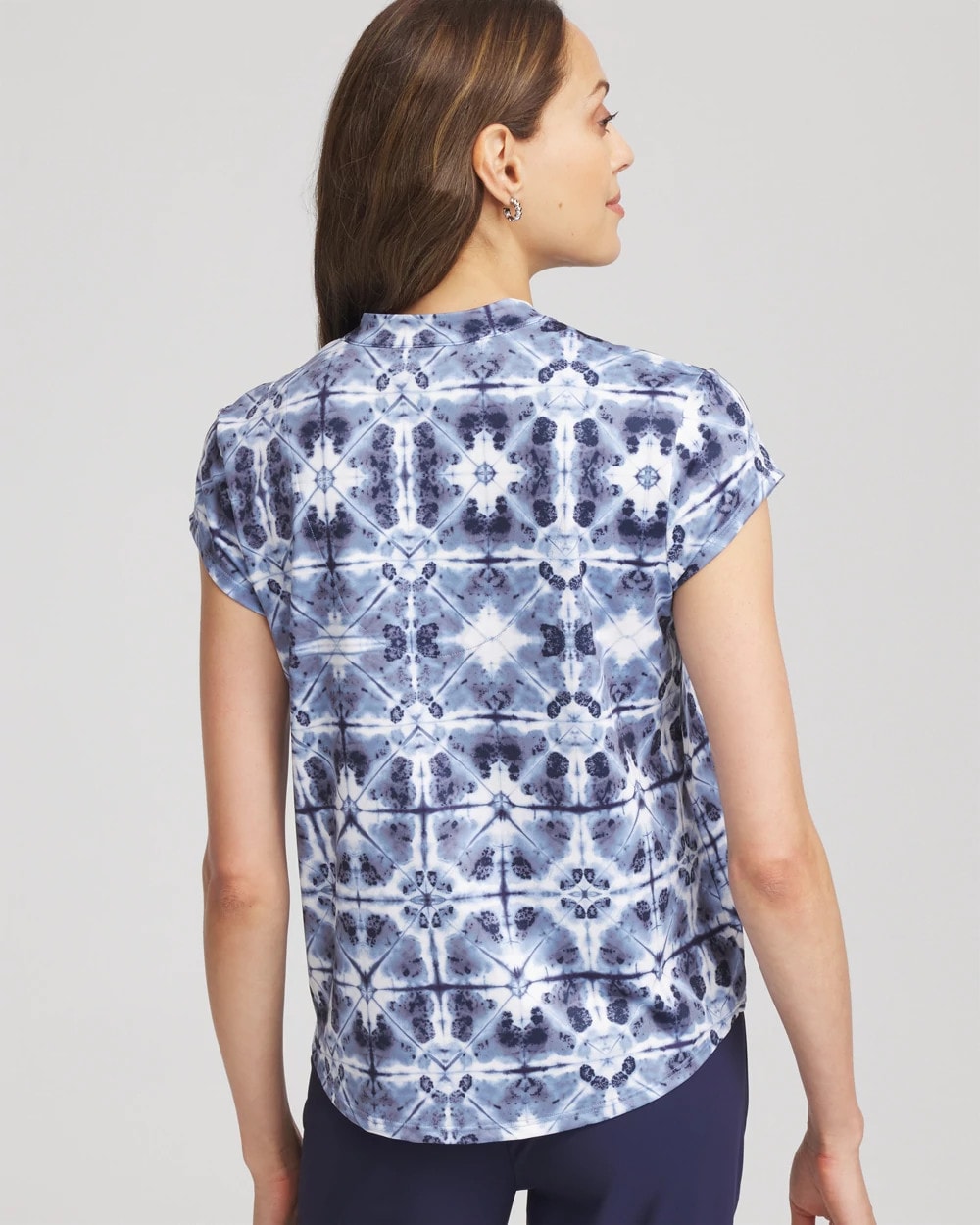 Chico's Zenergy® UPF Printed Polo Top
