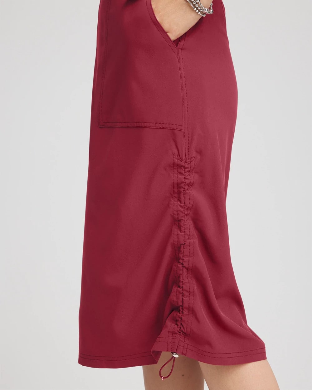 Chico's Zenergy® UPF Bungee-Hem Pull-On Skirt