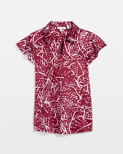 Chico's Zenergy® UPF Printed Polo Top