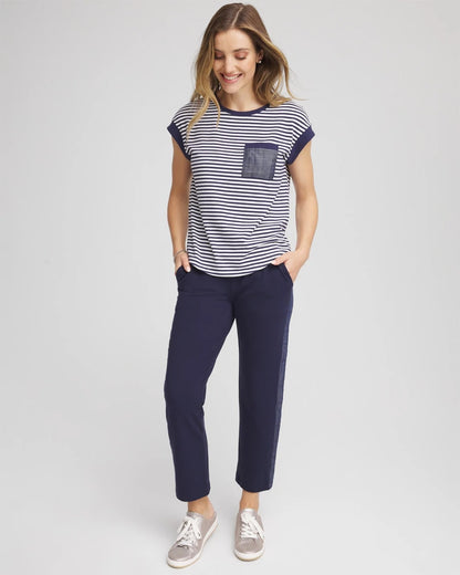 Chico's Zenergy® UPF Striped Tee
