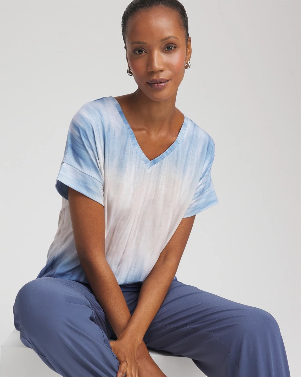 Chico's Zenergy® Slub Short-Sleeve Tee