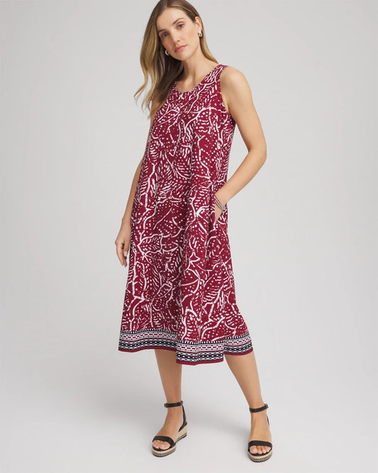 Chico's Zenergy® UPF Printed Midi Sports Dress