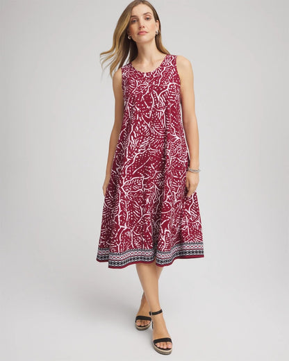 Chico's Zenergy® UPF Printed Midi Sports Dress