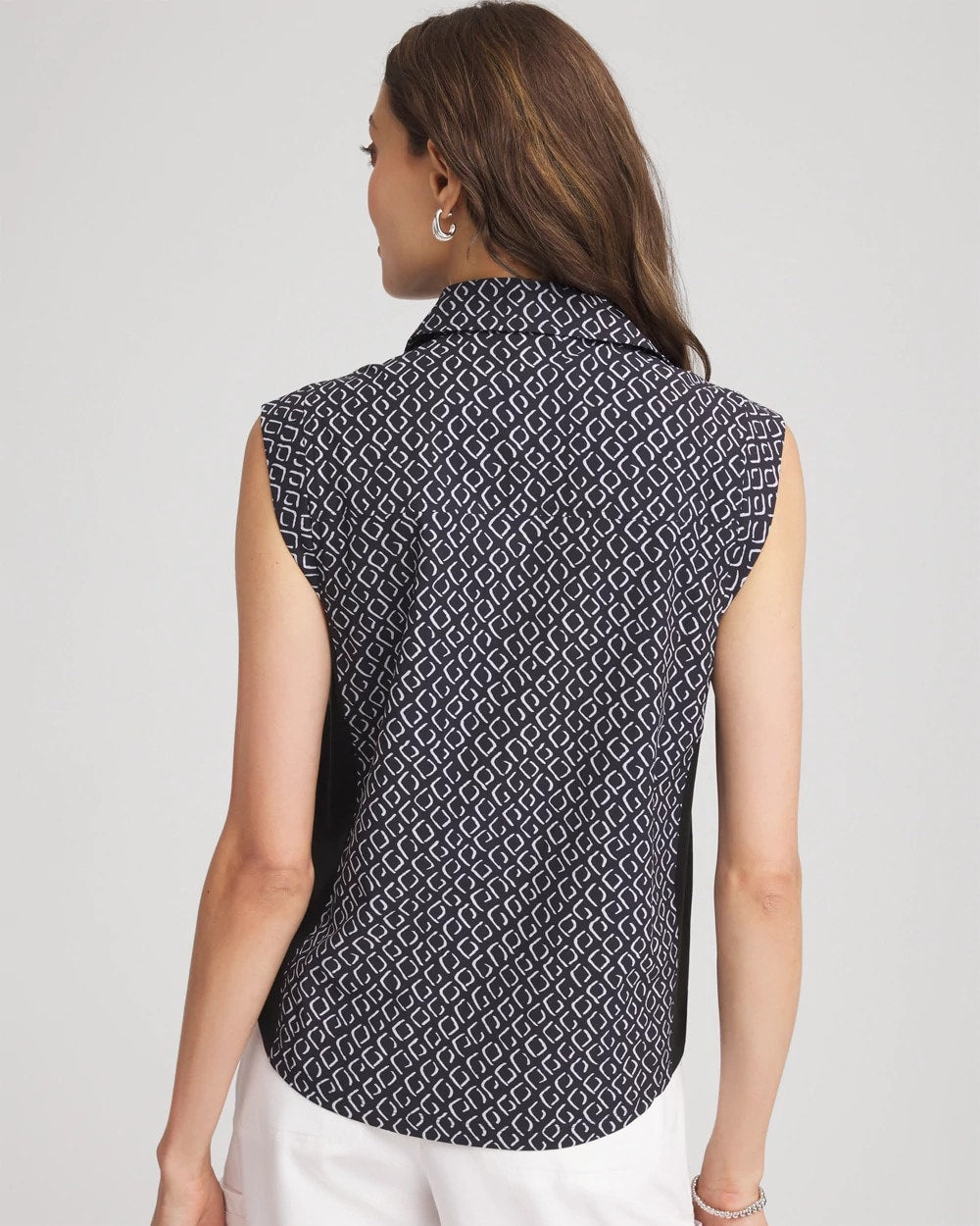 Chico's Zenergy® UPF Geo-Print Shirt