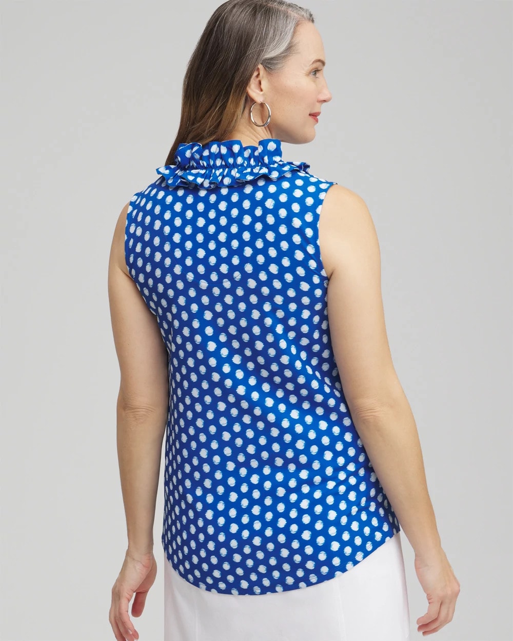 Chico's ® UPF Neema Dot Ruffle Tank