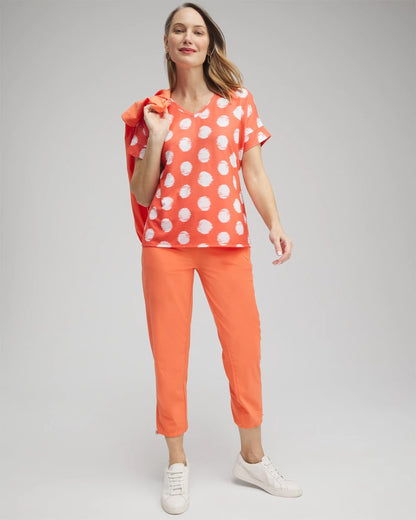 Chico's Zenergy® Dots Drop Shoulder Tee