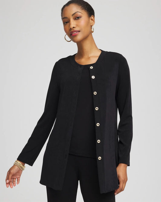 Chico's Travelers™ Collection Scoopneck Shirt Jacket