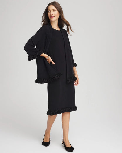 Chico's Travelers™ Fringe Hem Tank Dress