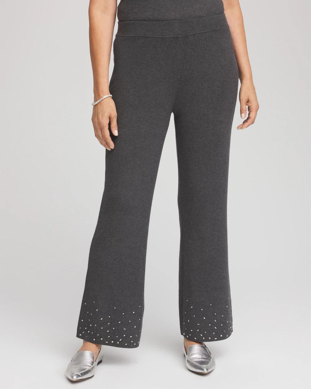 Chico's Travelers™ Embellished Straight-Leg Pants