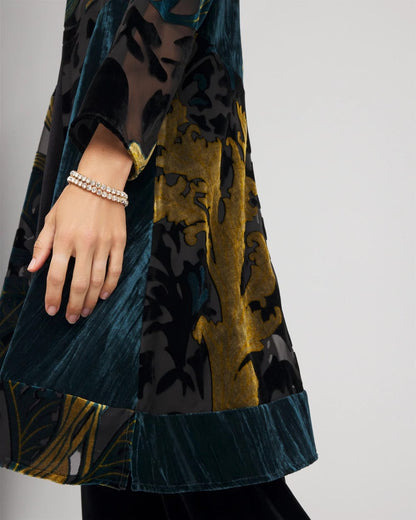 Chico's Travelers™ Collection Floral Burnout Kimono Jacket