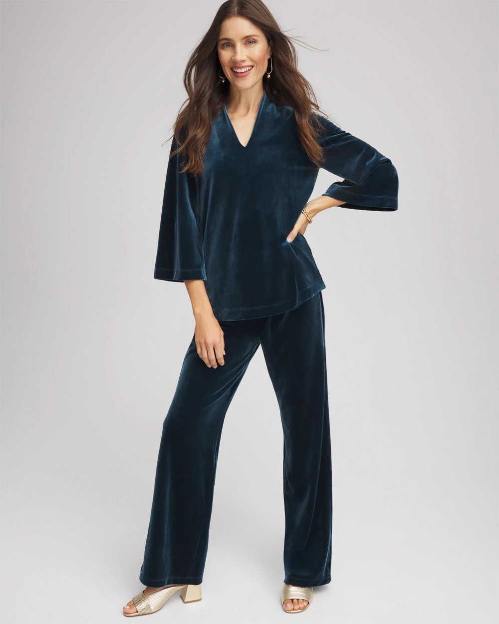 Chico's Travelers™ Velvet No Tummy Pants