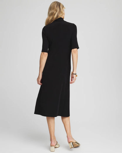 Chico's Travelers™ Mockneck Midi Dress