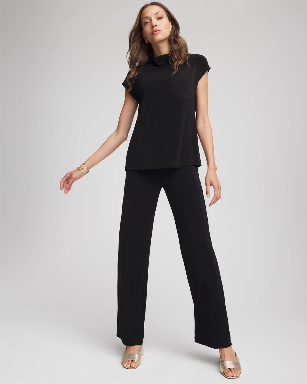 Chico's Travelers™ Hollywood-Waist Straight-Leg Pants