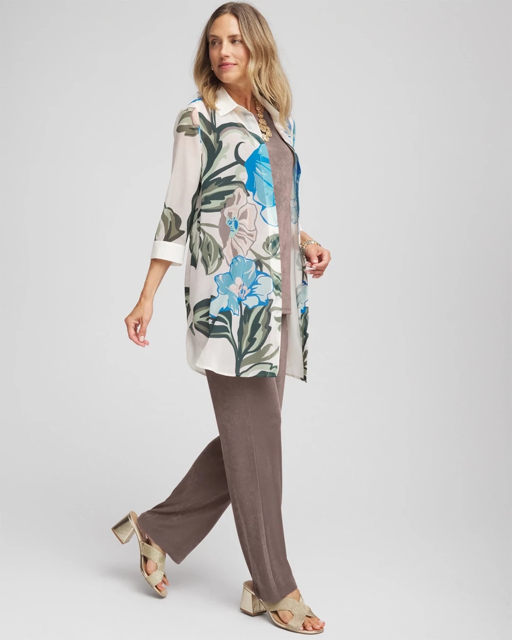 Chico's Travelers™ Artisanal Chiffon Tunic