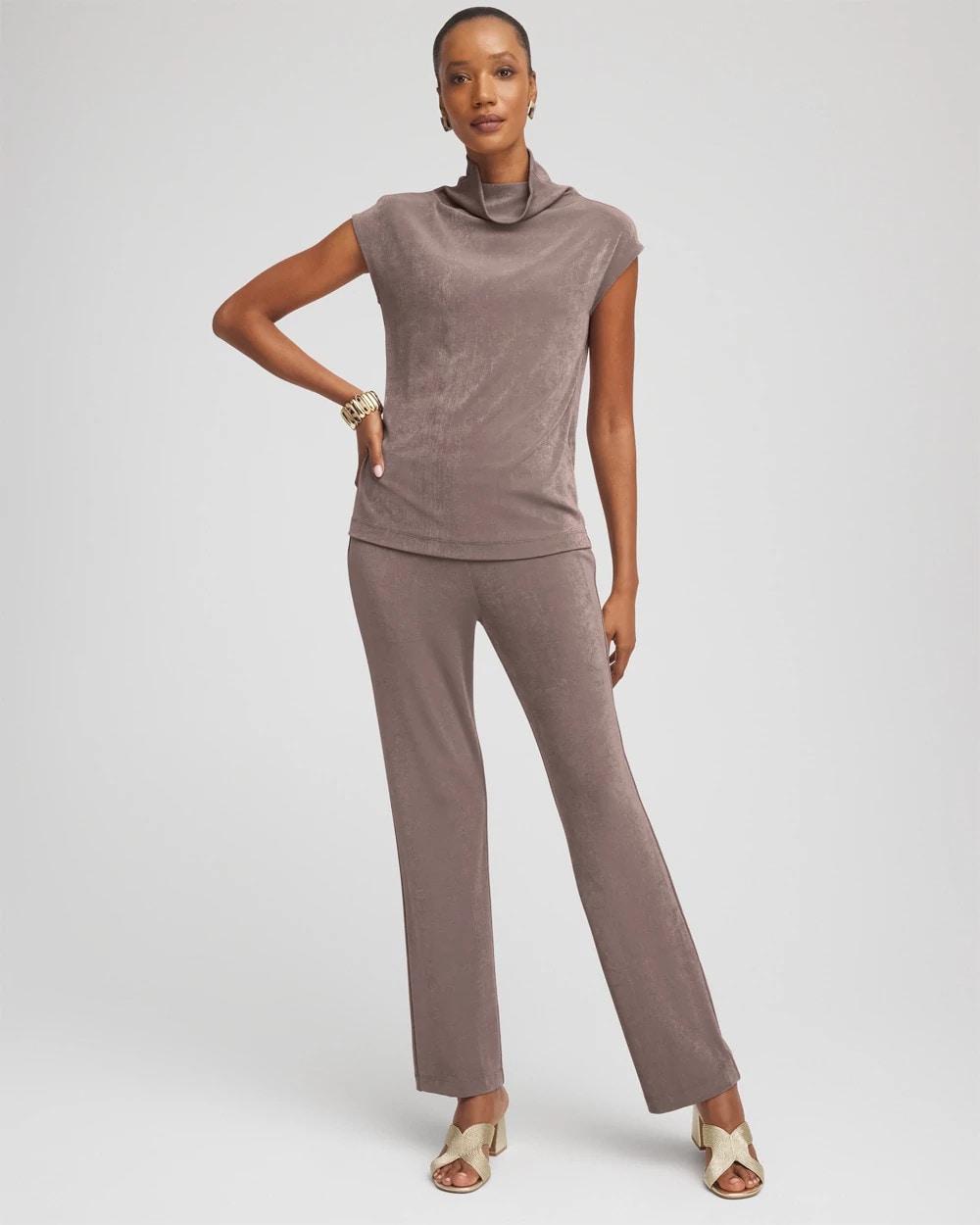 Chico's Travelers™ Mockneck Top