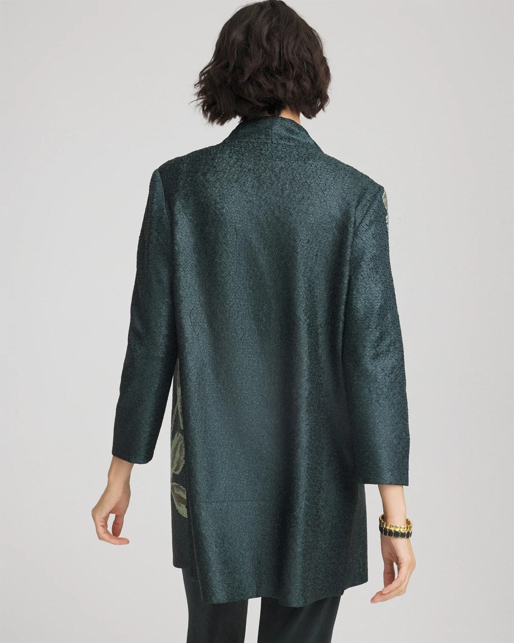 Chico's Travelers™ Collection Artisanal Crushed Reversible Jacket
