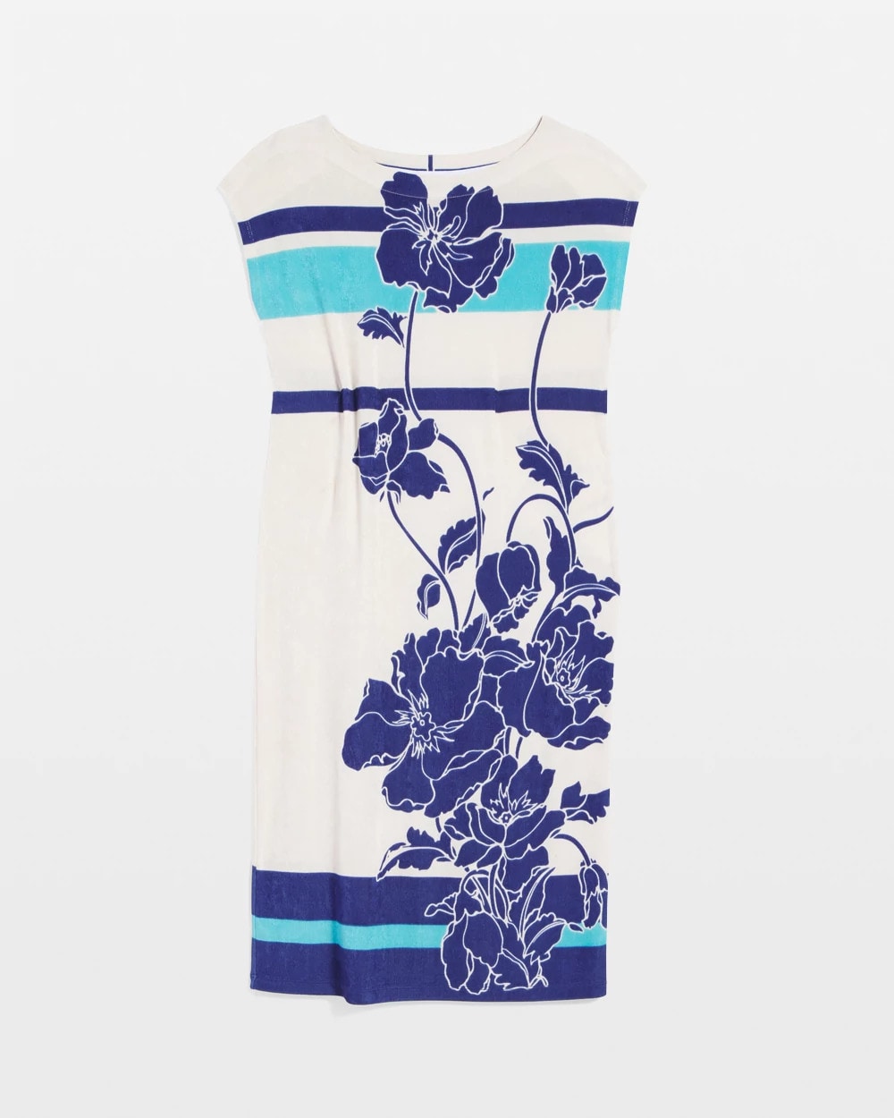 Chico's Travelers™ Wildflower Cap-Sleeved Column Dress