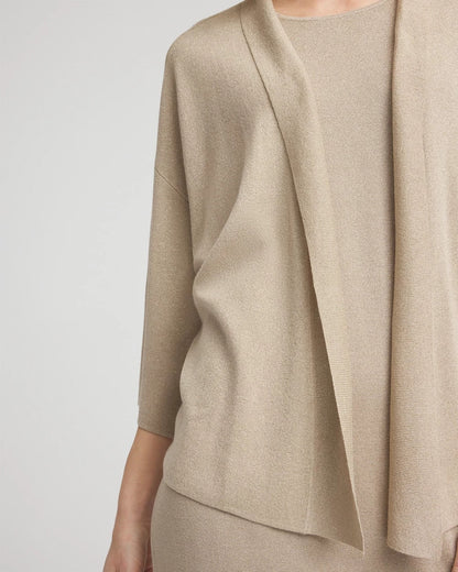 Chico's Travelers™ Collection Metallic Knit Cardigan