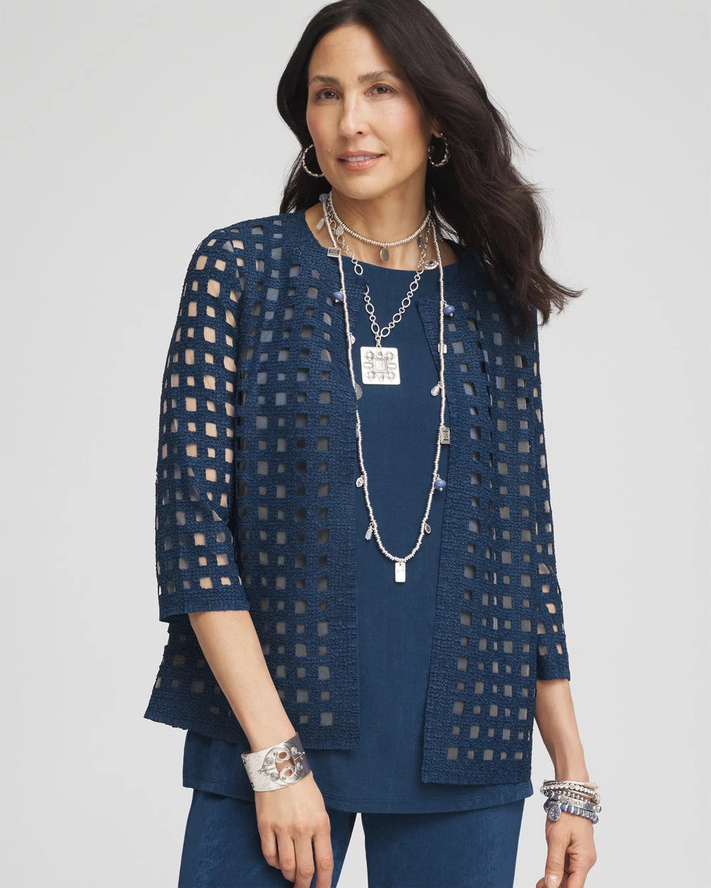 Chico's Travelers™ Collection Cutout Crush Jacket