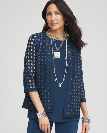Chico's Travelers™ Collection Cutout Crush Jacket