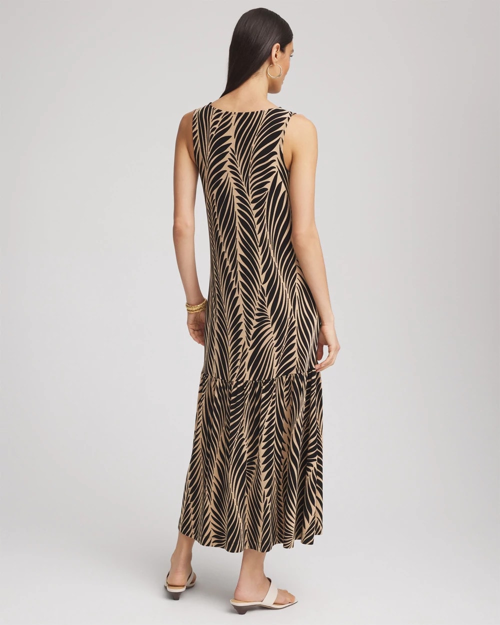 Chico's Travelers™ Palm-Frond-Motif Dress