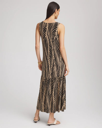 Chico's Travelers™ Palm-Frond-Motif Dress