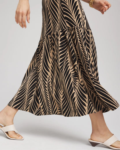 Chico's Travelers™ Palm-Frond-Motif Dress