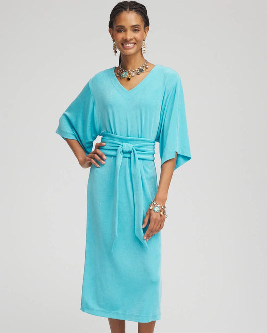 Chico's Travelers™ Kimono Sleeved V-Neck Dress