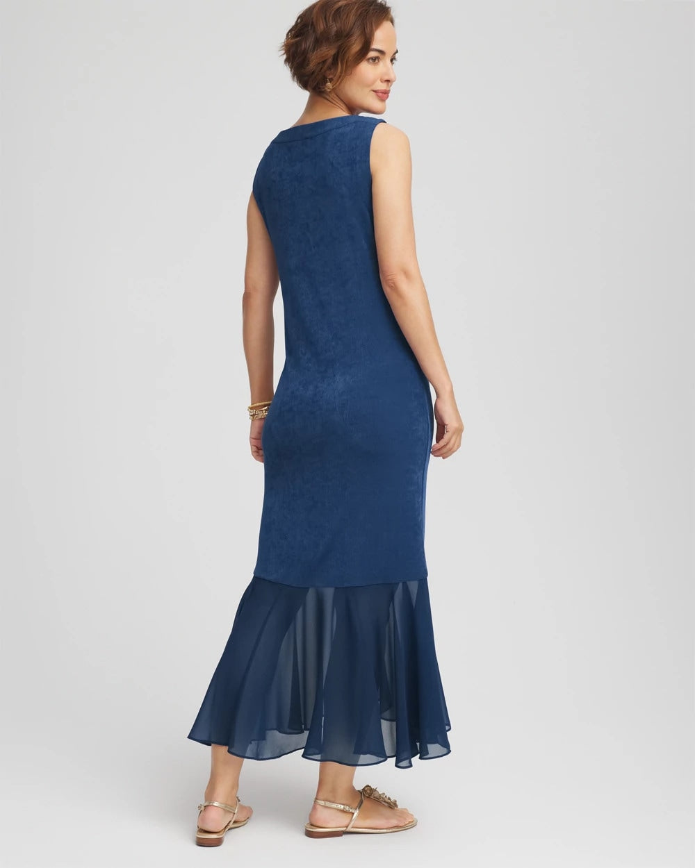 Chico's Travelers™ Petite Chiffon Hem Dress