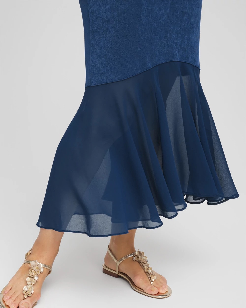 Chico's Travelers™ Petite Chiffon Hem Dress