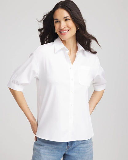 Chico's No Iron™ Short-Sleeved Shirt